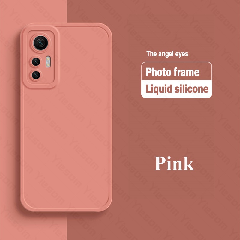 Ốp Điện Thoại Silicon Mềm Nhám Màu Trơn Bảo Vệ Camera Cho Xiaomi 12 11T 10T 12T Pro Mi 11 12 Lite 5G NE