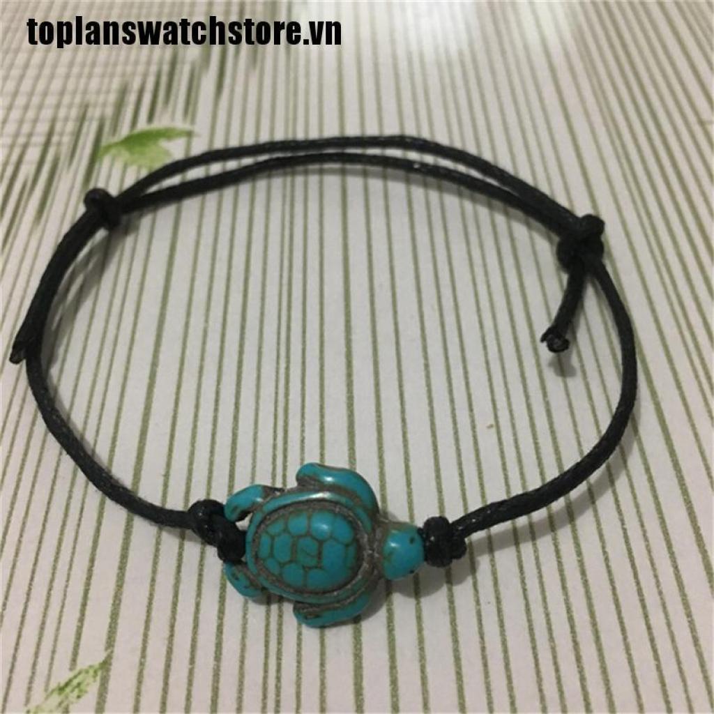 Lắc Chân Chuỗi Hạt Đá Ngọc Lam Phong Cách Boho Thời Trang Cho Nữ