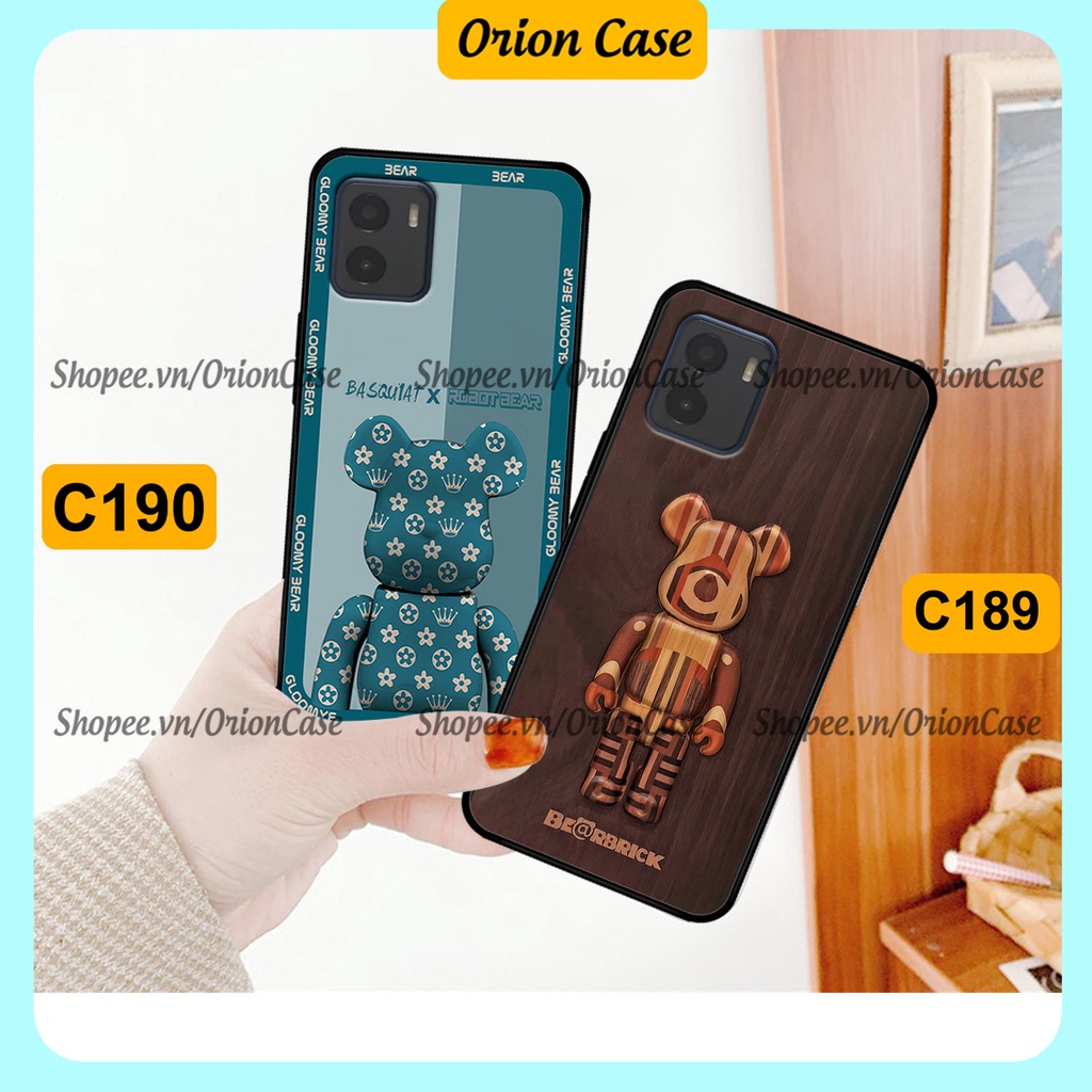 Ốp lưng Vivo Y15s - Y15a in hình bearbrick 3D thời trang, cá tính. ốp chống sốc, bền đẹp