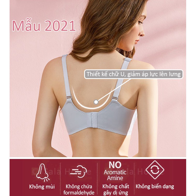 Áo Lót Bầu và Cho Con Bú 4 NÚT MỞ - Chất Ren Mềm Mịn - Form Nâng Ngực cho mẹ bầu và sau sinh - Đồ bầu SalaHouse