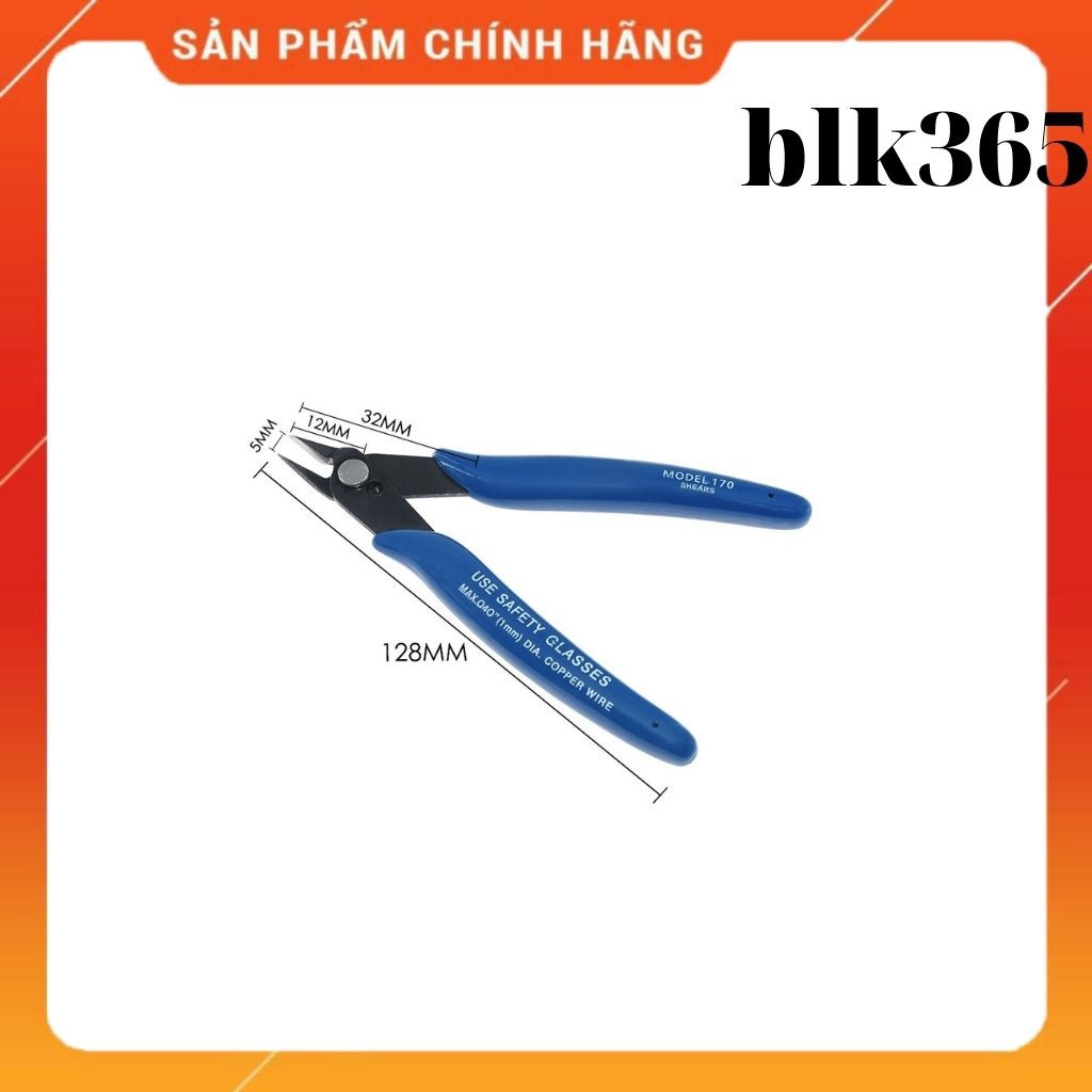 Kìm cắt chân linh kiện PLATO 170 130mm