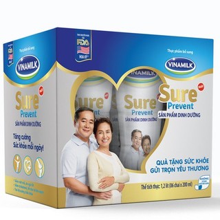 Sữa Vinamilk Sure Prevent 200ml lốc 6 chai
