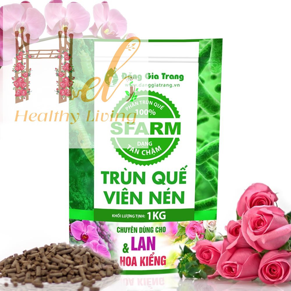 Trùn quế viên nén phân tan chậm không tạp chất Sfarm