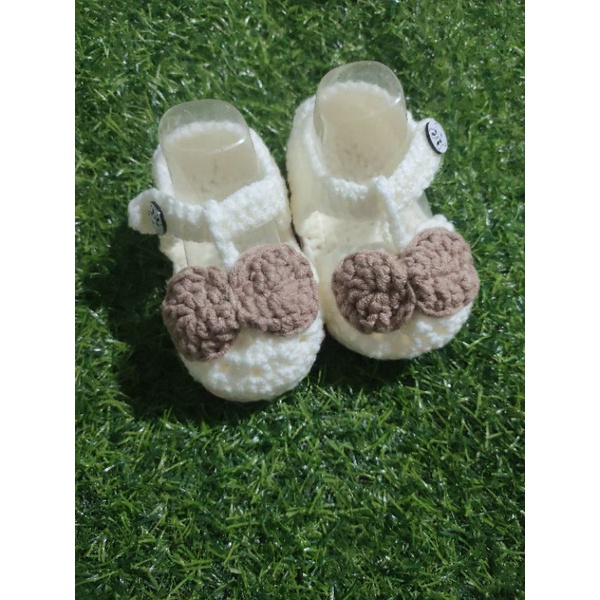 Giày len cho bé có dán đế