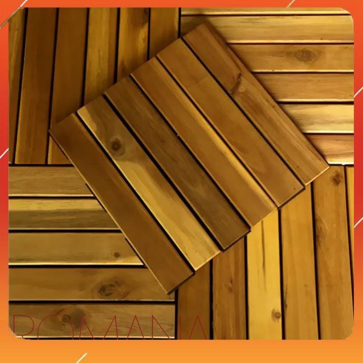 HOT! Sàn gỗ ban công - vỉ gỗ nhựa lót sàn ban công sân vườn - sàn gỗ ngoài trời [QUICKEYS/H]