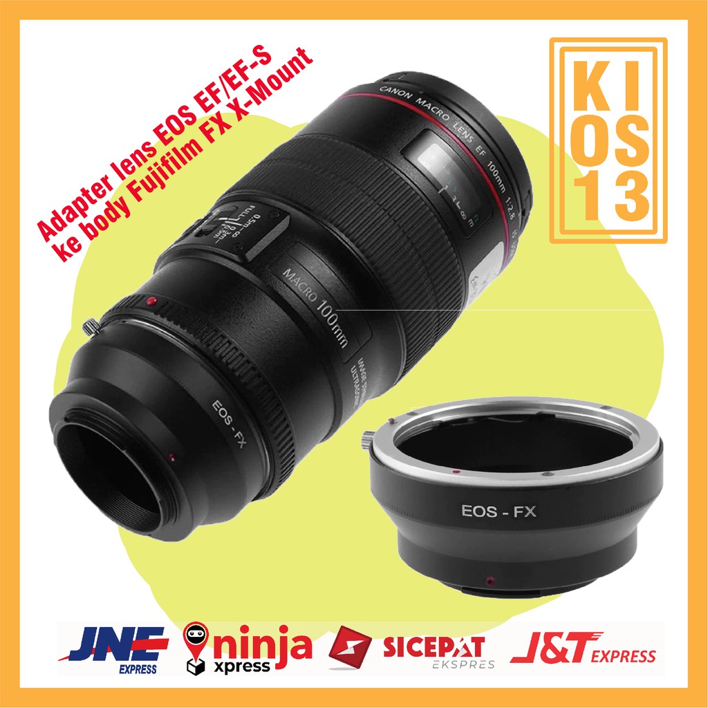 Ngàm Chuyển Đổi Ống Kính Máy Ảnh Canon Eos Ef-S Sang Fx Fuji Fujifilm X-A X-A2 X-A3 X-E1 X-E2 X-E2S