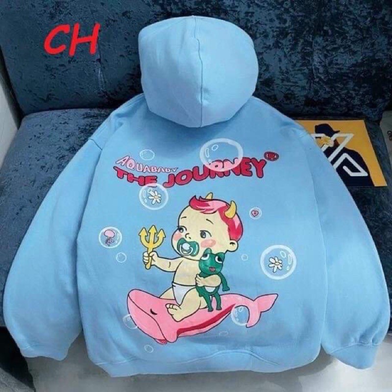 Áo khoá cậu bé cá voi CH11