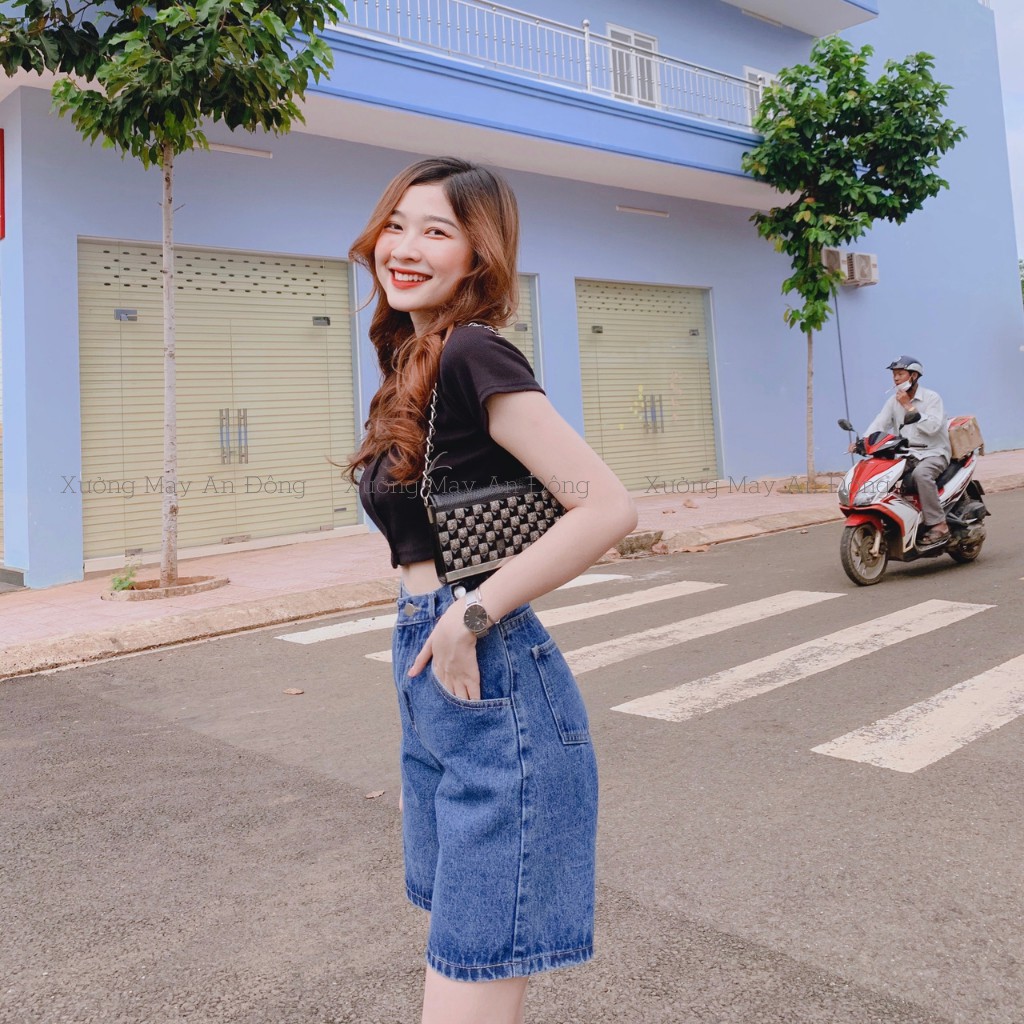Quần Short jean nữ- quần ngố chất bò trơn mềm xinh xắn (JN3N) | BigBuy360 - bigbuy360.vn