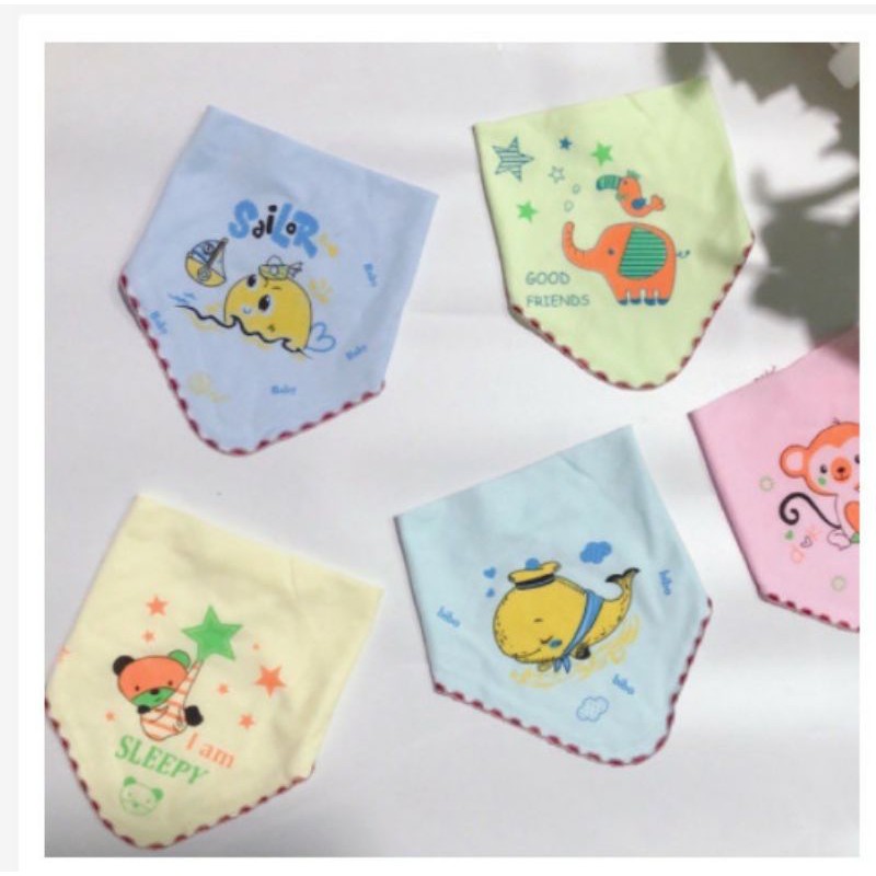 Yếm cotton 2 lớp cho bé