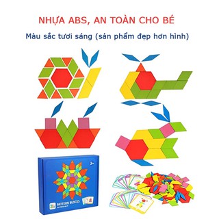 Ghép Hình Sáng Tạo - Pattern Blocks (155 chi tiết)