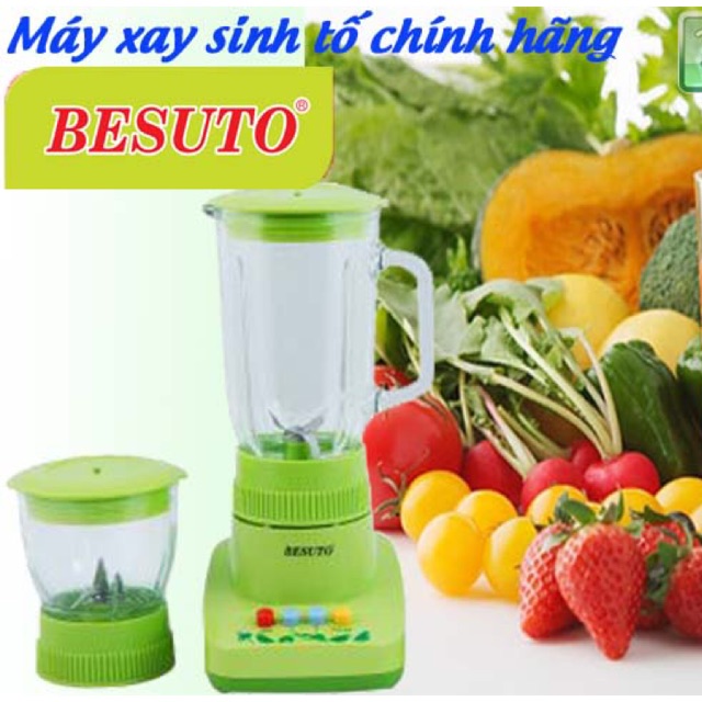 [Mã ELHA22 giảm 6% đơn 300K] Máy Xay Sinh Tố Cối Thuỷ Tinh Besuto Chính Hãng BST-5199