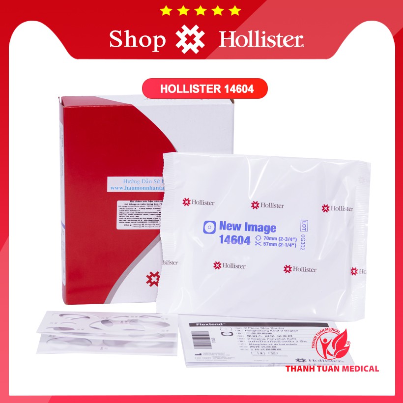 (Sỉ - Lẻ) Đế bằng hậu môn nhân tạo có viền băng keo Hollister 14603 / 14604 (USA-Mỹ)