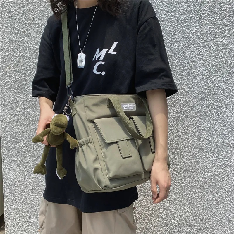 Túi Xách Tay / Đeo Vai Sức Chứa Lớn Phong Cách Harajuku Nhật Bản Thời Trang Cho Nam Và Nữ tp165