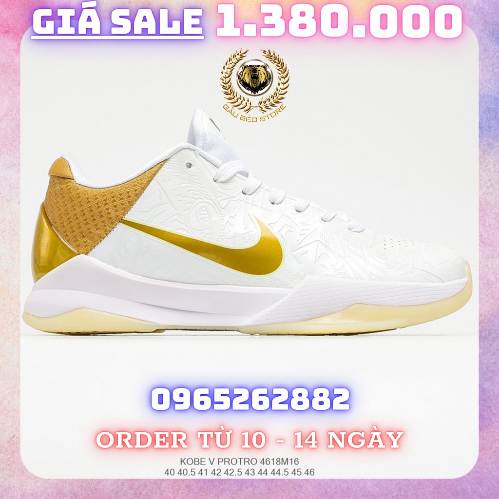 Order 1-2 Tuần + Freeship Giày Outlet Store Sneaker _Nike Zoom Kobe V Protro MSP: 4618M168 gaubeaostore.shop