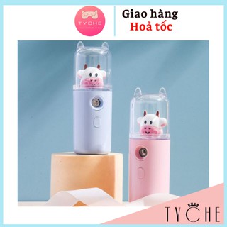Máy phun sương mini cầm tay hình chú bò sữa 🐄🐄