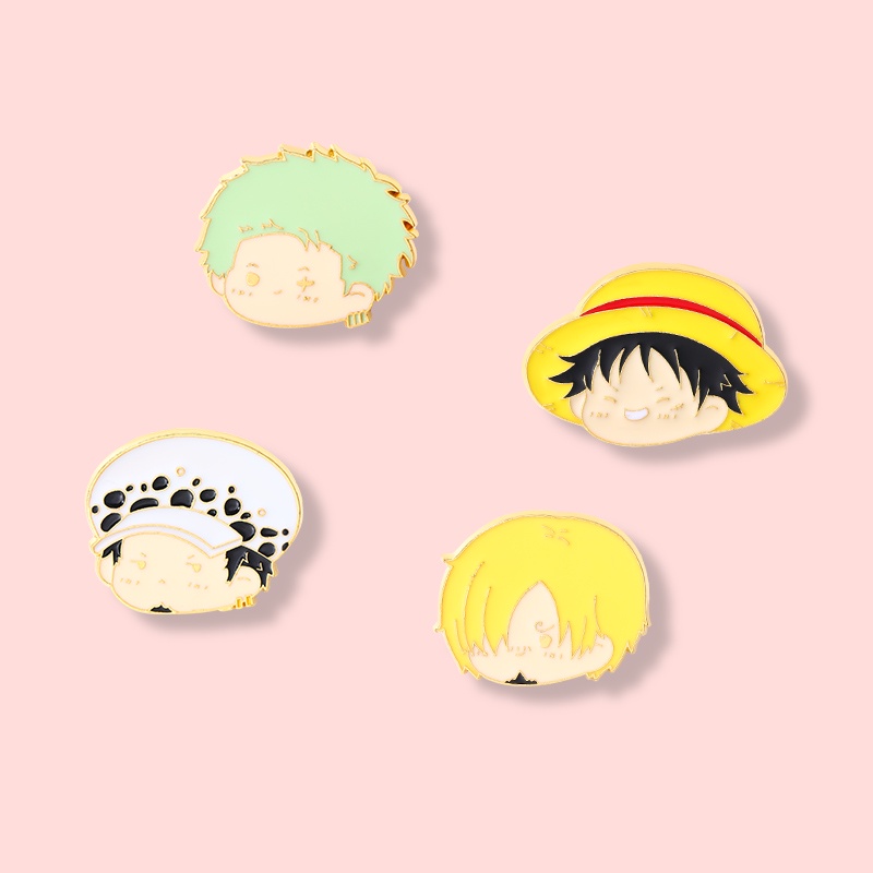 Ghim Cài Áo Hình Nhân Vật Phim One Piece Cá Tính