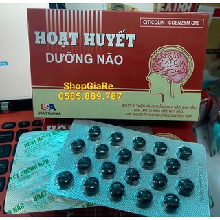 Hoạt huyết dưỡng não Citicolin đỏ Cải thiện trí nhớ chứng mất ngủ giảm đau đầu chóng mặt, ngủ k ngon giấc, trí nhớ kém