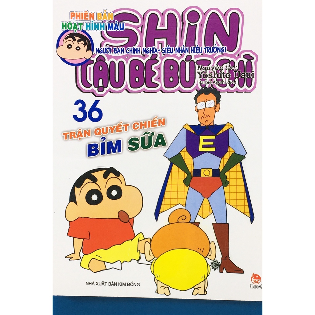 Sách KĐ - Shin cậu bé bút chì Phiên bản hoạt hình màu Tập 36 (B40)