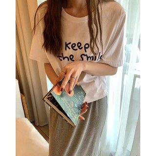 ÁO PHÔNG NỮ CỘC TAY AP317-AP KEEP SMILE