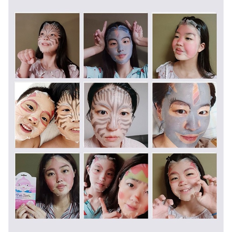 Set 12 mặt nạ dưỡng da Epielle hình thú ngộ nghĩnh