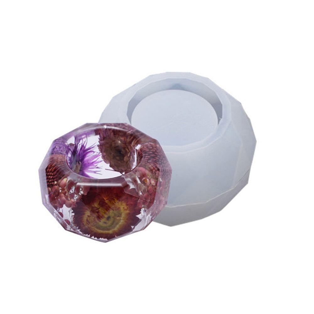 YANN1 Khay Resin Pha Lê Làm Chậu Hoa / Nến / Trang Sức Đa Ứng Dụng Trang Trí Nhà Cửa