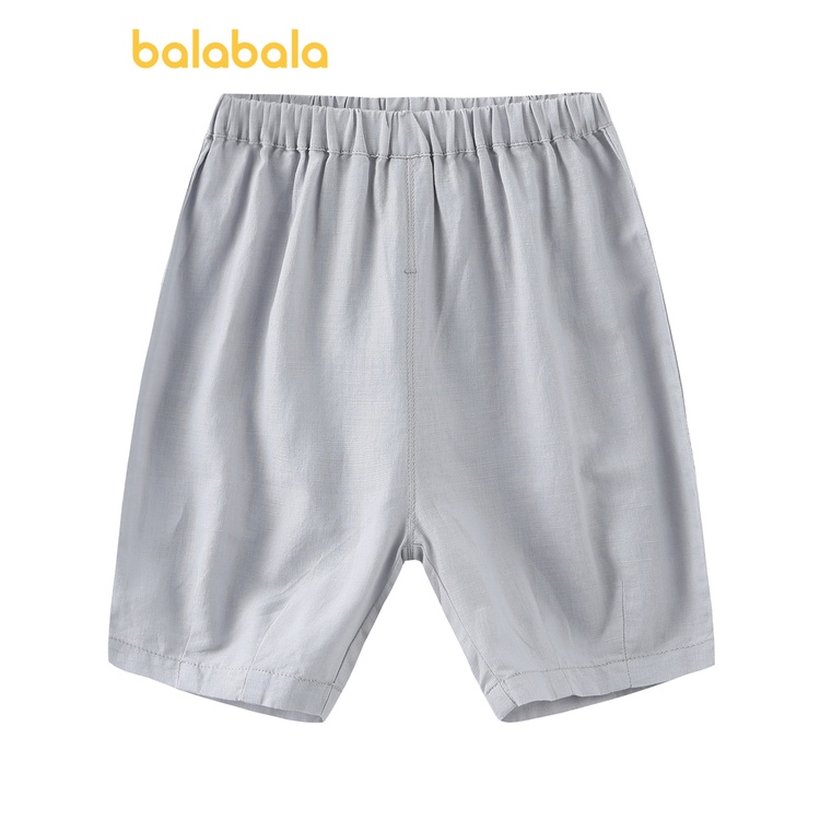 (0-3 tuổi) Quần sooc bé trai hãng BALABALA màu ghi xám hoặc xanh than 200221110103