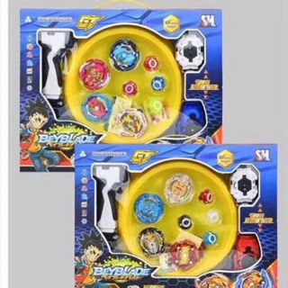 Sàn đấu + 4 con quay beyblade burst nâng cấp