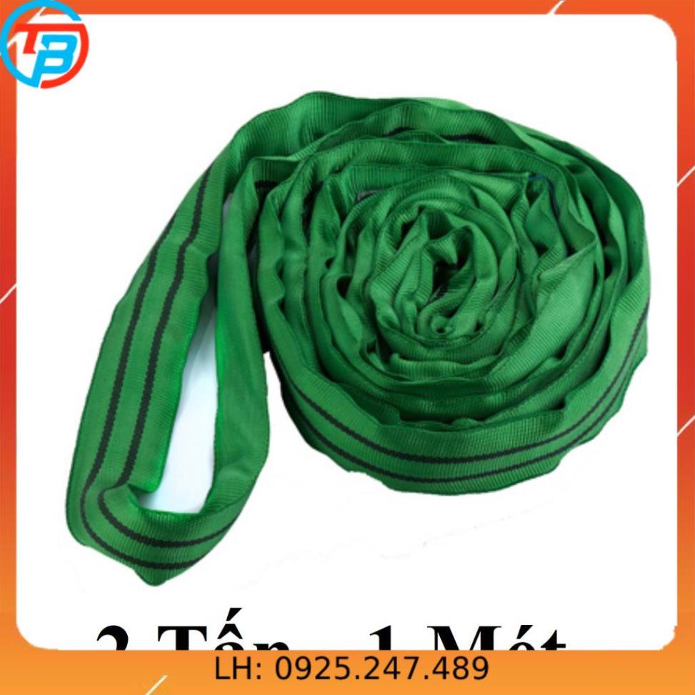 Dây cáp vải cẩu bản tròn [ 2 Tấn ] 1 Mét CÁP THÉP Thái Bình VinàN