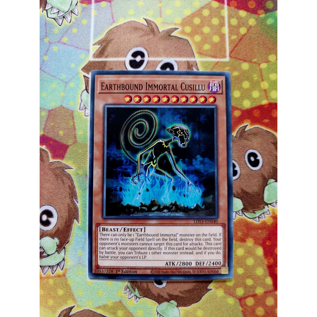 [ Đỗ Lạc Shop ] Thẻ Bài Yugioh Monster Earthbound Immortal Cusillu - LDS3-EN040 - Common