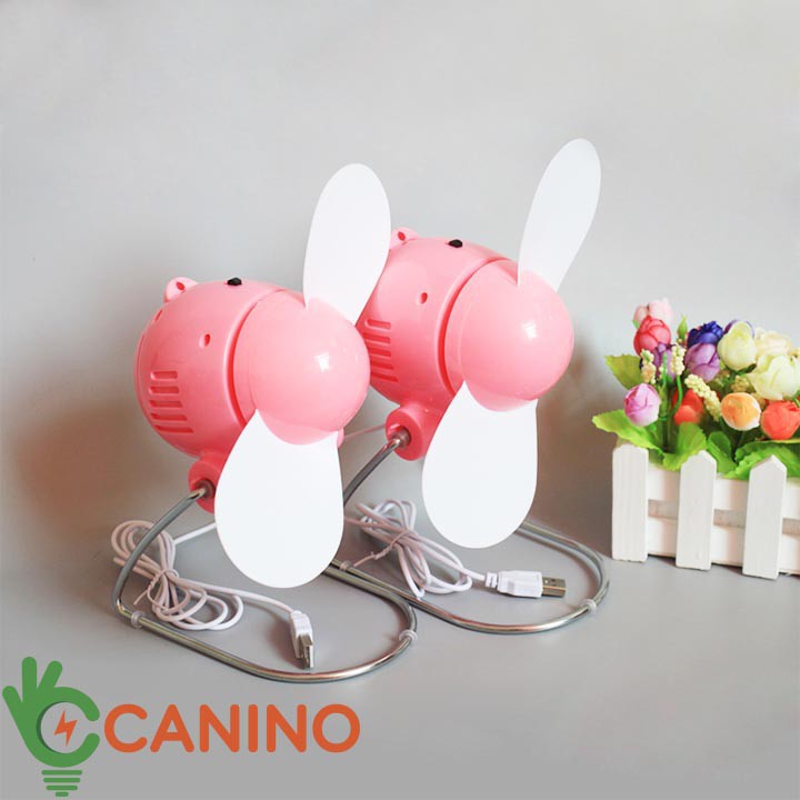 Quạt Con Cóc 🍀FREESHIP🍀 Quạt Con Cóc Mini Cắm Cổng USB Canino