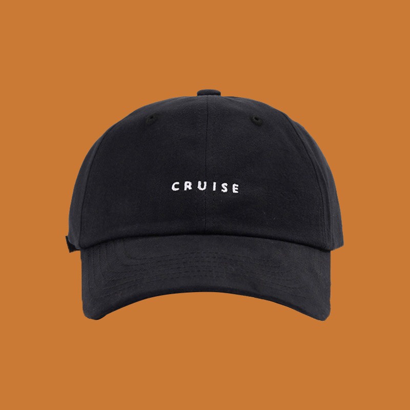 Mũ Lưỡi Trai Cotton Thêu Chữ Cruise Thời Trang Dành Cho Nam Và Nữ