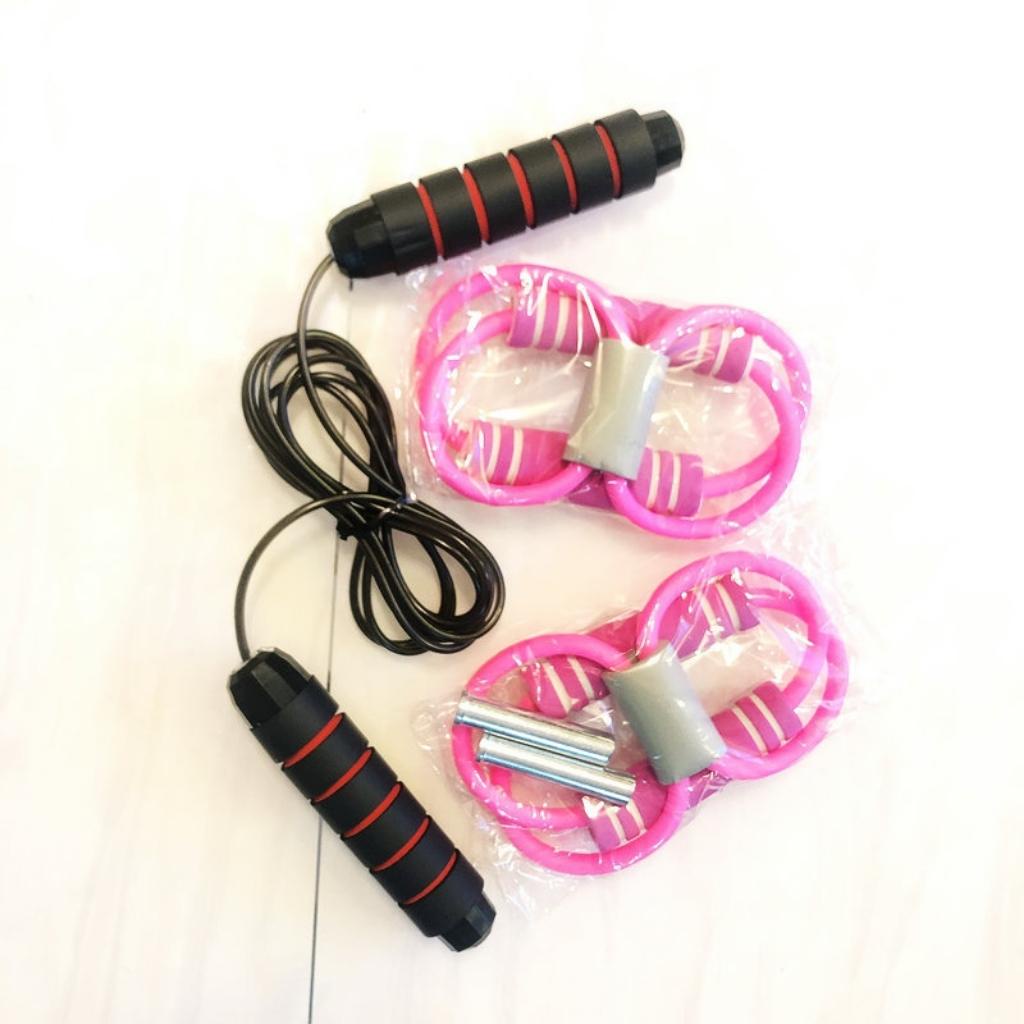 Dây kéo kháng lực đàn hồi tập tay vai hình số 8 cho Nữ hỗ trợ khởi động tập yoga nhẹ nhàng