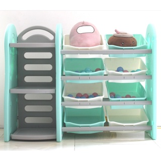 Kệ Để Đồ Chơi Cho Bé Cao Cấp - Hàng Nhập Khẩu - Nhựa Nguyên Sinh Dày Dặn, Chắc Chắn