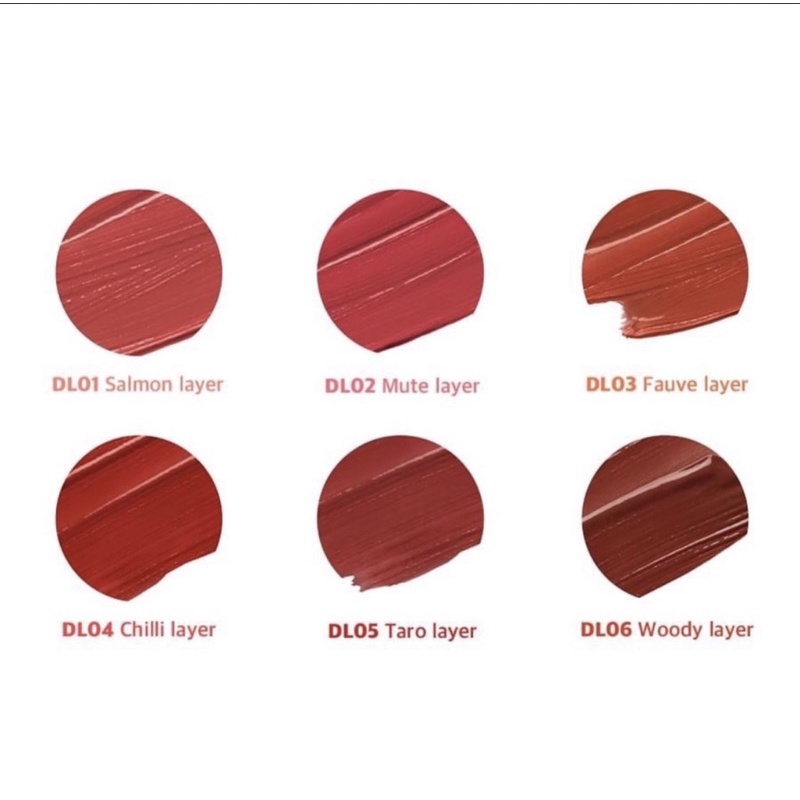 Son Kem Black rouge DL06 Bản Mới Double Layer Over Velvet Màu DL01 DL02 DL03 DL04 DL05 DL06