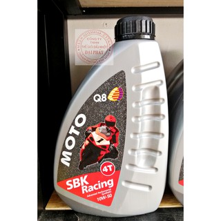 Dầu nhớt nhập khẩu Q8 Moto SBK Racing 4T 10W-50 Synthetic