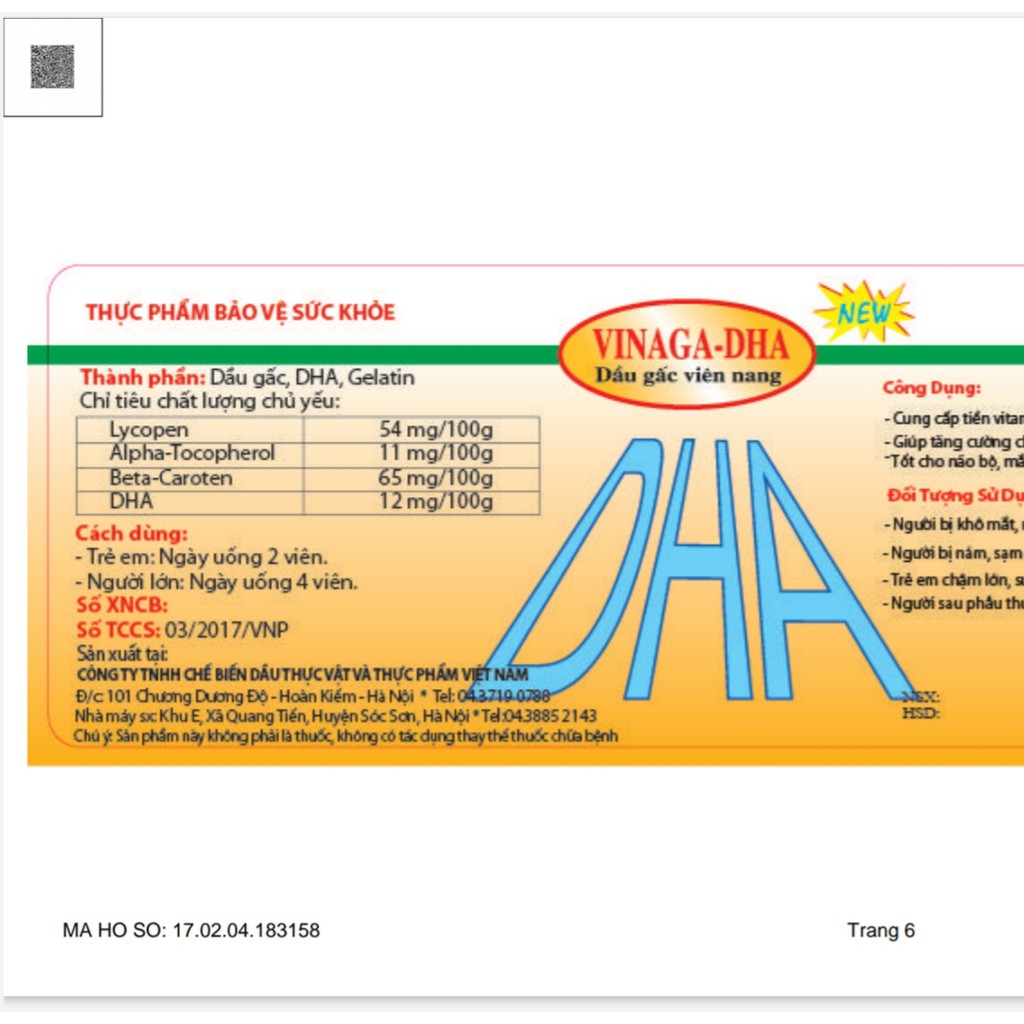 Viên Uống Dầu Gấc Vinaga-DHA 100 Viên Chống Lão Hóa Giúp Đẹp Da, Bổ Mắt - 0305475 | BigBuy360 - bigbuy360.vn