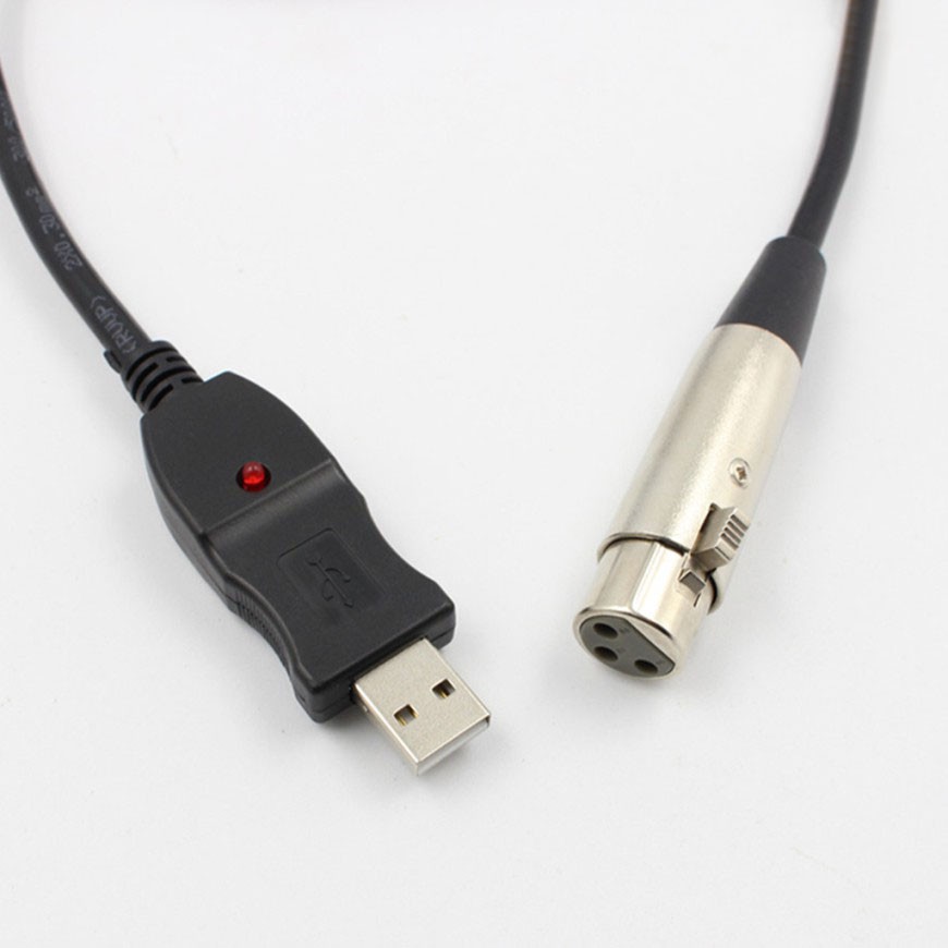 Cáp Chuyển Đổi Từ Cổng Usb Sang Cổng XLR Dài 3m