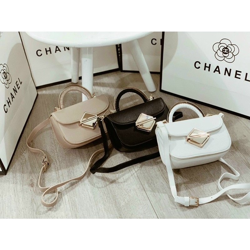 Túi xách quai kiềng hàng Quảng Châu về ba màu siêu xinh