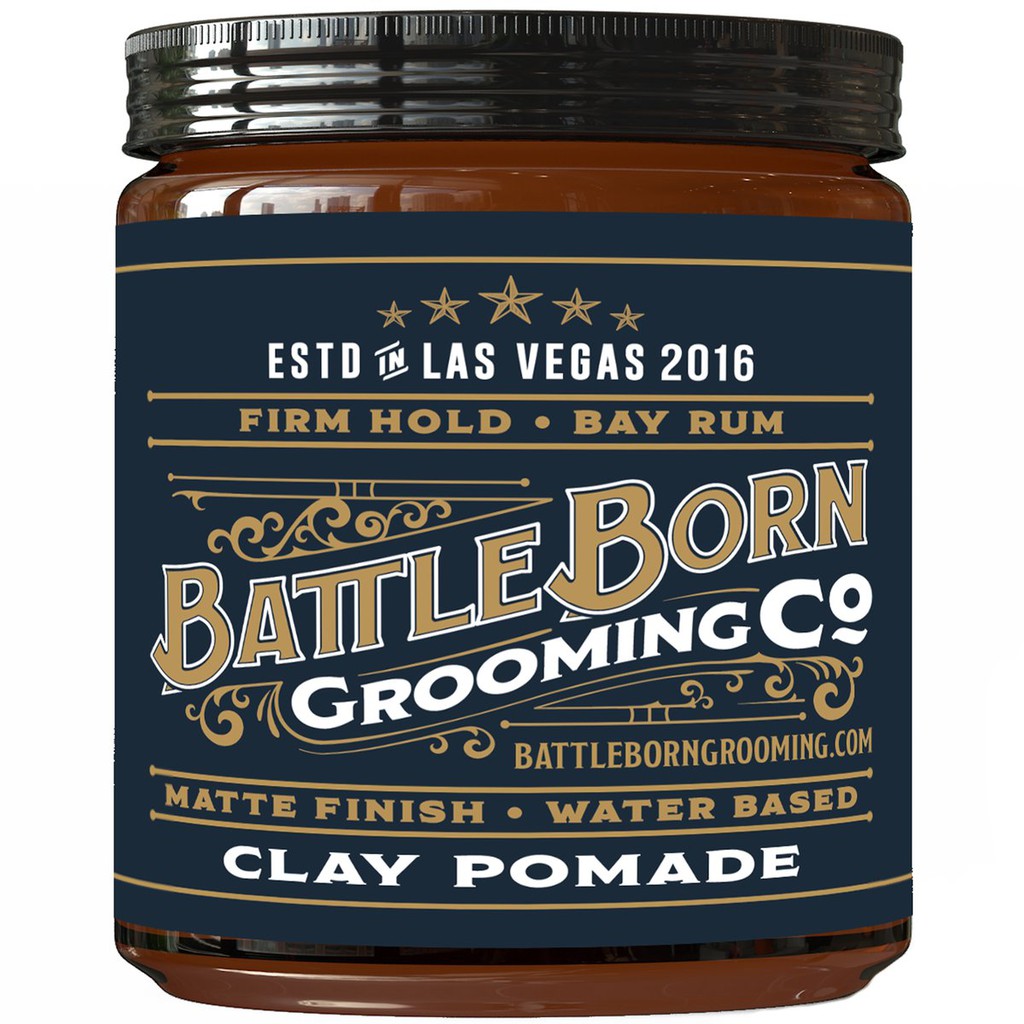 Sáp vuốt tóc Battle Born Clay Pomade