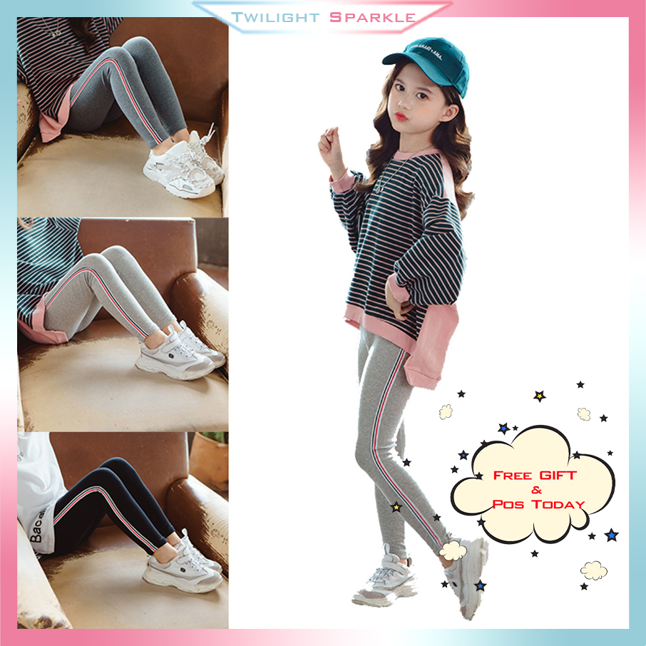 Quần Legging Cotton Phong Cách Hàn Quốc Cho Bé Gái