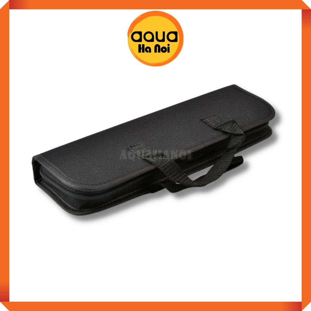 Bộ kéo nhíp inox/carbon đen 5 món - cắt, trồng cây thủy sinh, vệ sinh hồ cá - Tặng kèm túi đựng vải