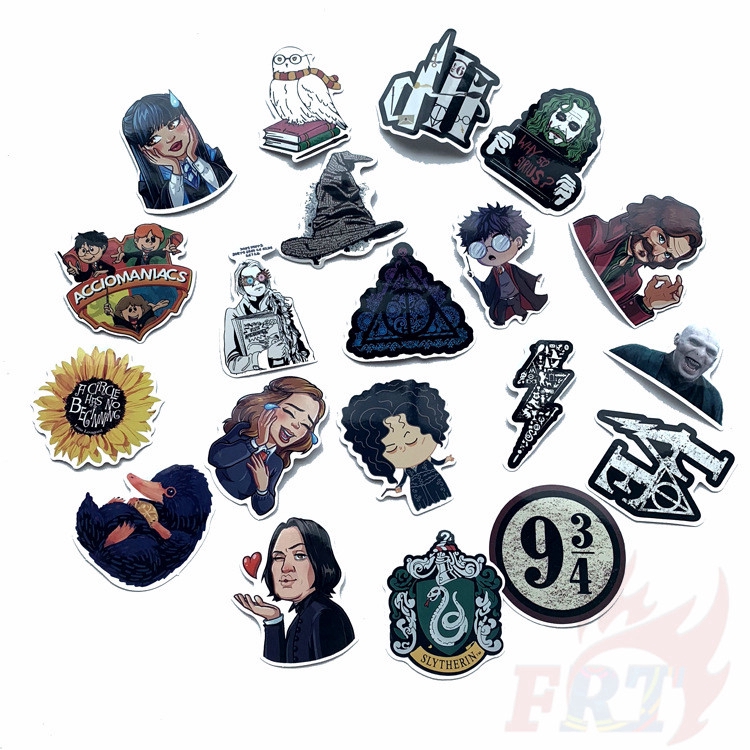 Set 53 miếng dán chủ đề Harry Potter trang trí tiện dụng