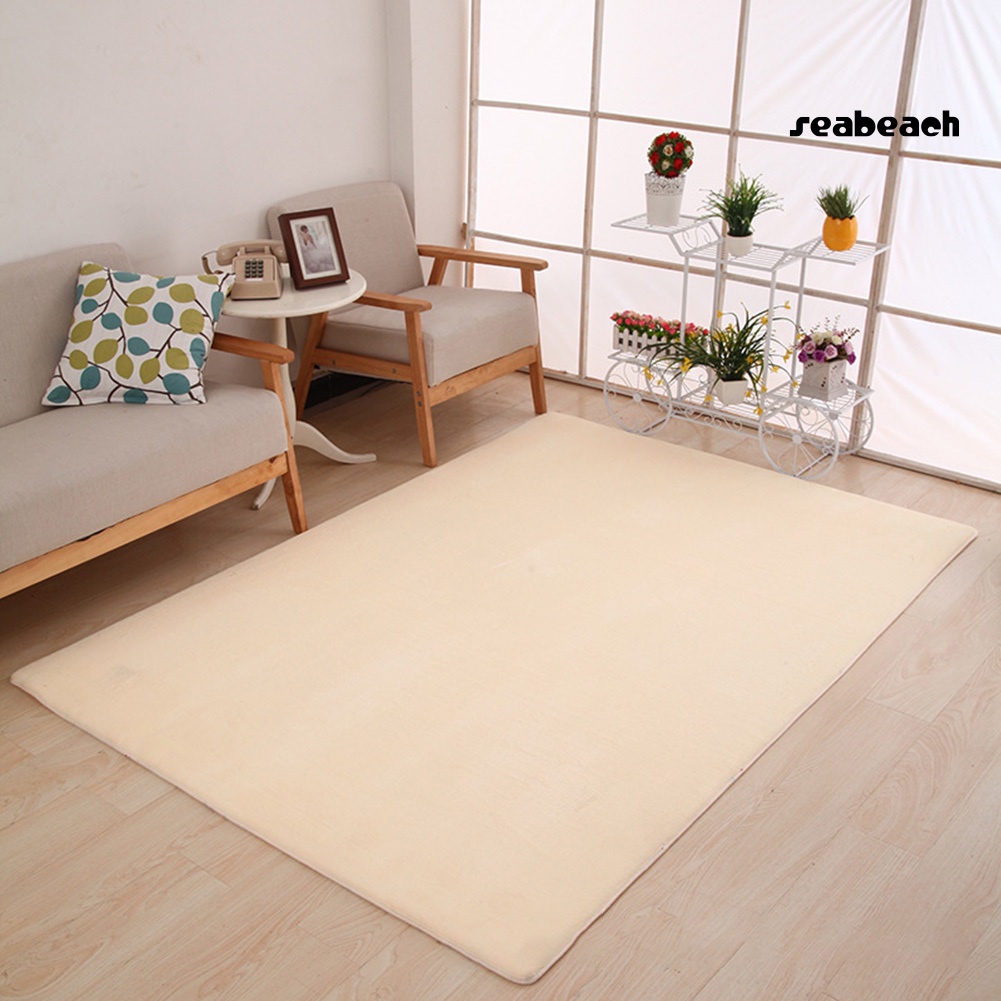 Thảm lông cừu san hô dày chống trượt trang trí phòng khách/phòng ngủ