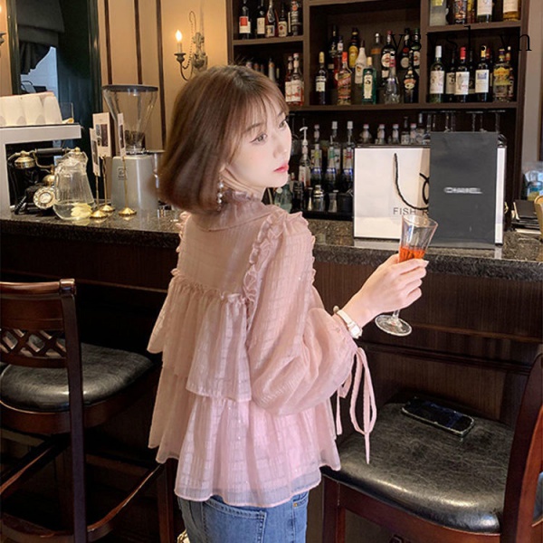 Áo Sơ Mi Tay Dài Dáng Rộng Phong Cách Phương Tây Thời Trang Mùa Xuân Phong Cách Hàn Quốc 2022