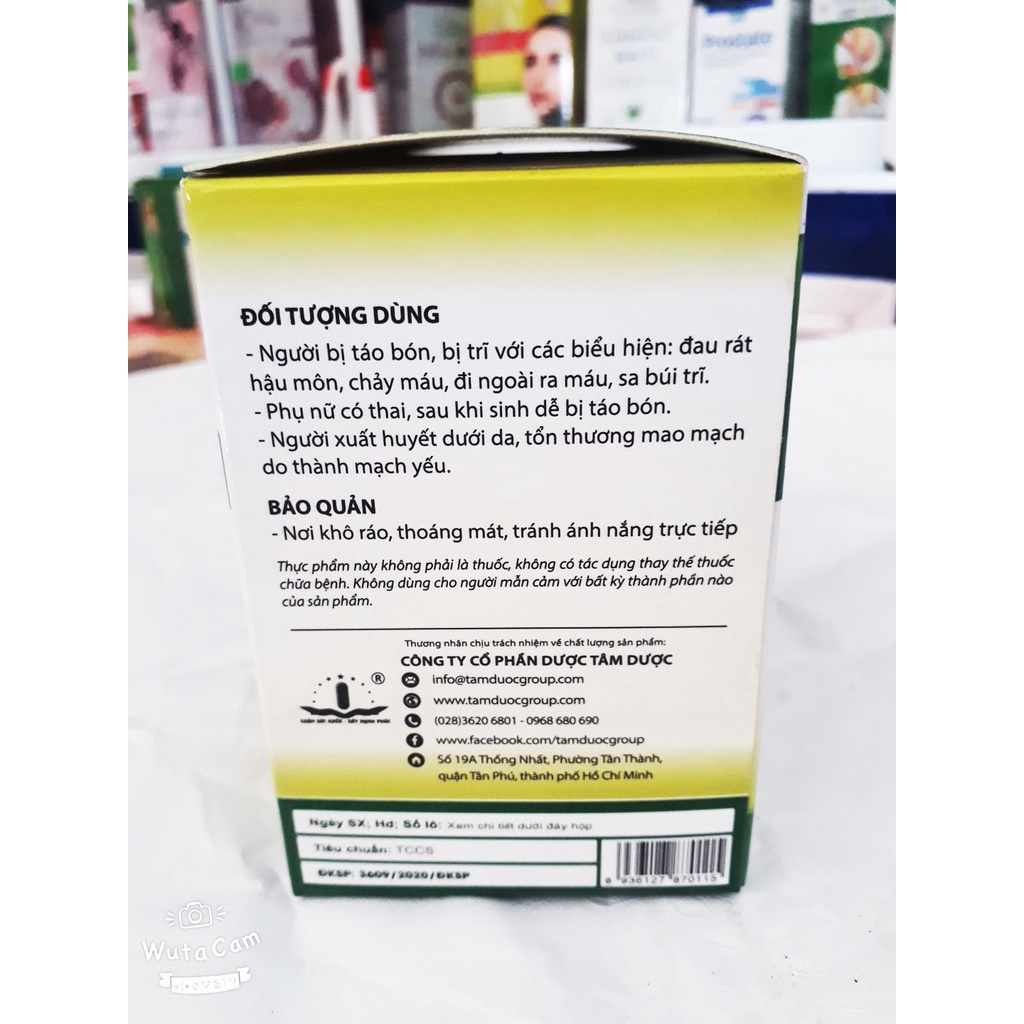 Gói uống CỐM GIẤP CÁ EXTRA (Hộp 30 gói), giảm các triệu chứng của trĩ và tăng sưc bền thành mạch; hỗ trợ nhuận tràng