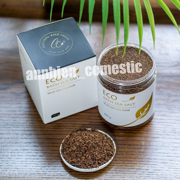 ECO 400G - MUỐI TẮM BÉ ECO GOLD 400G AN TOÀN TUYỆT ĐỐI CHO DA NHẠY CẢM- LÀM SẠCH, KHÁNG KHUẨN GIẢM MẨN NGỨA, RÔM SẢY 5.0