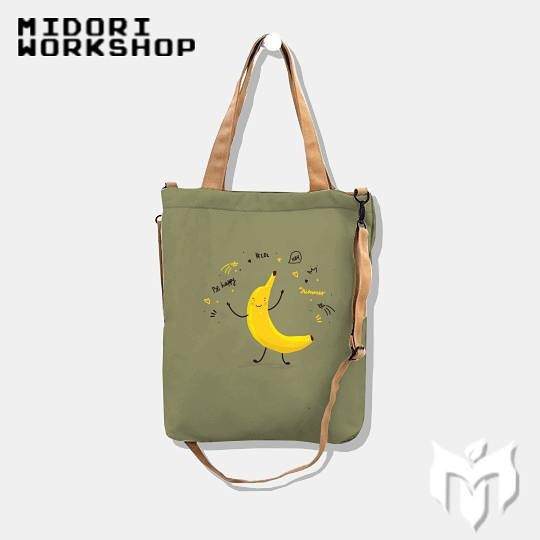 Shop chọn mẫu ngẫu nhiên Túi đeo chéo và tote 2 trong 1 cao cấp Local Brand Midori