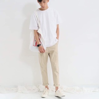 [ Ảnh Thật Cuối ] Quần kaki unisex basic pants
