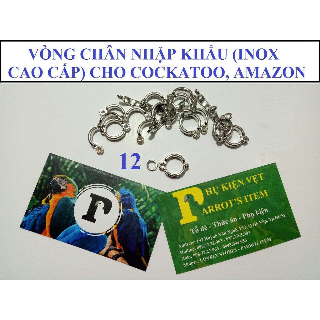 VÒNG CHÂN CHO CÁC DÒNG VẸT DẠNG ĐÓNG MỞ  GIÁ CỰC MỀM