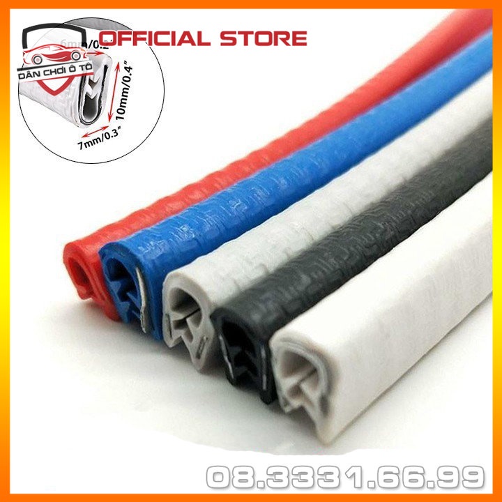 Nẹp viền cửa ô tô chữ u lõi thép cho cánh cửa chống va đập, trầy xước - Shop Danchoioto